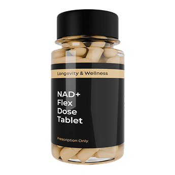 Nicotinamide Adenine Dinucleotide ( NAD+ ) Flex Dose Tablets